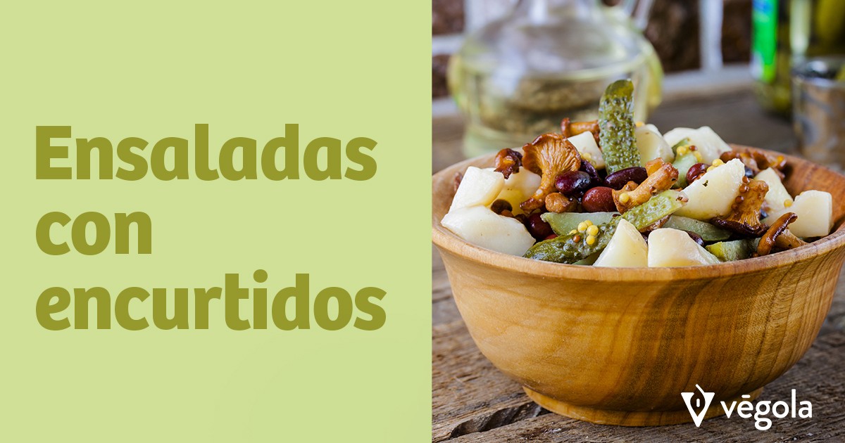 Ensaladas con encurtidos